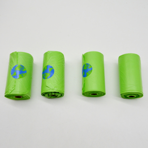 Bolsa de Basura Compostable para Excremento de Perro Biopoly Green Pla, Se Acepta Logotipo Personalizado, Color Biodegradable, Fabricante - Product Image 1