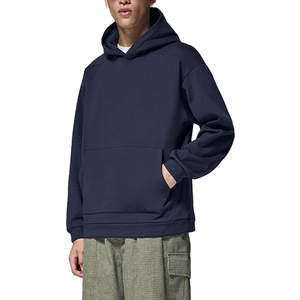 LOGOTIPO personalizado Oem & ODM alta calidad estilo Hip Hop americano suelto cómodo cálido hombres Sudadera con capucha para hombres - Product Image 2