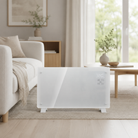 Calentador Eléctrico Inteligente WiFi de 1500W con Pantalla Táctil, Calentador de Espacio Independiente para Uso en Interiores