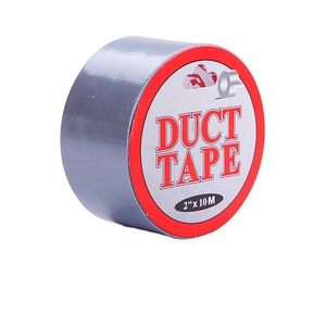 Cotton Cloth Fabric with PE Coated Silver <strong>Color</strong> <strong>Duct</strong> <strong>Tape</strong> 190mic 70mesh Heavy Duty Easy Cut Packing <strong>Tape</strong> - Product Image 2