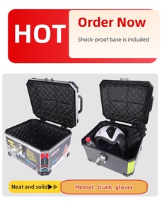 Maleta Trasera Universal para Motocicleta de 45L, Caja Superior Impermeable de PP, Cajas de Almacenamiento Traseras para Motocicleta y Scooter - Product Image 4