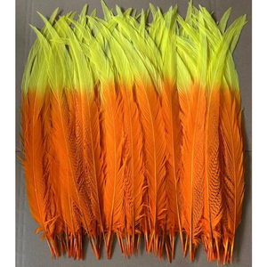 Fábrica al por mayor DIY plata faisán cola <span class=keywords><strong>carnaval</strong></span> sombreros accesorios Natural teñido plata faisán plumas - Product Image 3