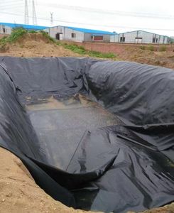 耐久性防水<span class=keywords><strong>6</strong></span>ミル透明プラスチックシート4ミル構造フィルム保護ポリエチレンシートロール白池ライナー - Product Image 2