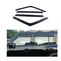 Visera para Ventana de Coche Jetour Traveler T2, Protector Solar y de Lluvia, Accesorios para Coche, Protector Acrílico contra la Intemperie, Deflector de Viento, Negro