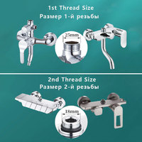 Peut être personnalisé pour 30/40/50/60 cm système de douche tige d'extension salle de bain douche robinet tige tuyau barre accessoires de salle de bain