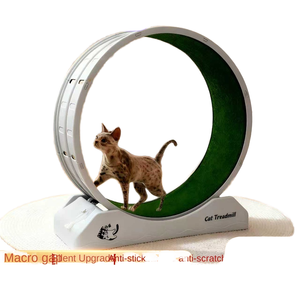 Rodillo de cinta de correr grande para gatos modernos, plástico ecológico para <span class=keywords><strong>Fitness</strong></span>, tablero silencioso de alta fibra, estante de escalada de pasarela, juguete - Product Image 1