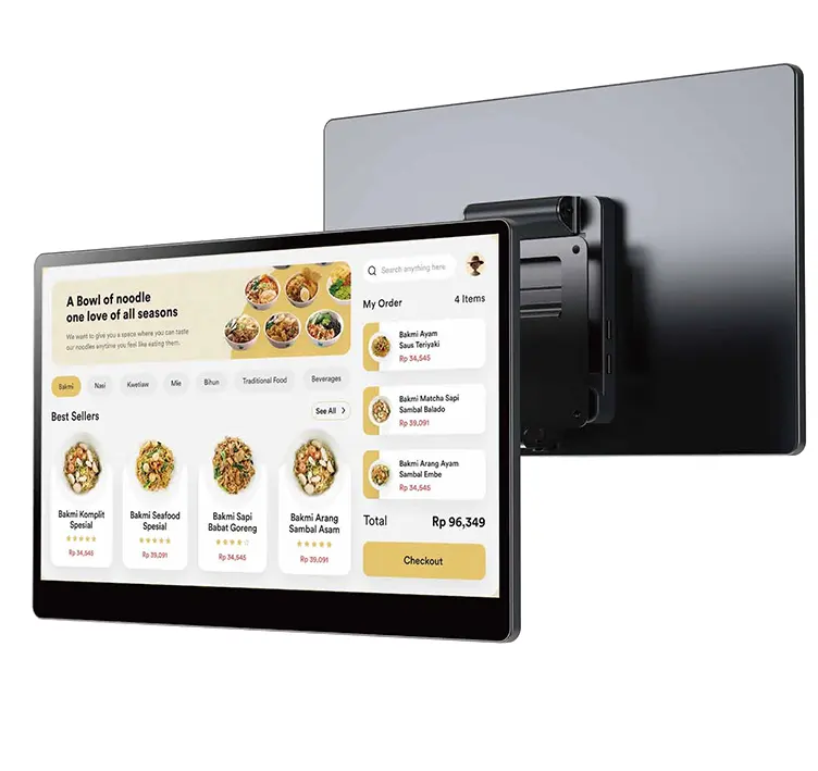 15,6-zoll-Android-küchen-kochen-management-anzeigebildschirm touchscreen für effizienteres küchen-dining-management