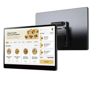 Écran tactile de gestion de cuisson de cuisine Android de 15.6 pouces pour une gestion plus efficace des repas de cuisine