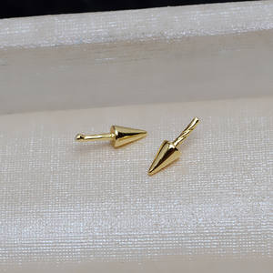 Soportes para Accesorios Hechos a Mano, 10 Piezas, Plata 925, Perla y Cuerno Barroco, 1 Pieza de Cuerno del Diablo Chapado en Oro de 14K, Serie 4054 - Product Image 3