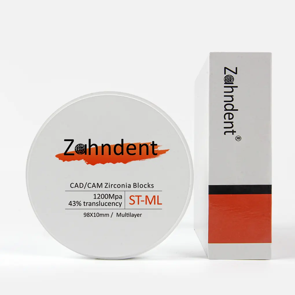 Super Esthetics Zahndent Zirconia Block Cad Cam System Zirconium Block Ues For Dental Implant