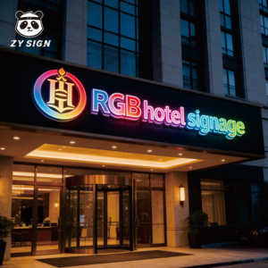 Insegna per <span class=keywords><strong>Hotel</strong></span> Personalizzata in Acrilico 3D Illuminata, Segnaletica per Porte di Camere d'Albergo, Insegna Esterna Impermeabile e Resistente alle Intemperie - Product Image 3