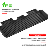 Nouveautés 3D TPE revêtements de voiture revêtements de sol imperméables tapis de sol de voiture antidérapant pour Tesla nouveau modèle Y série de lancement 2025 court