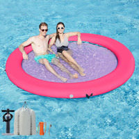 Fabricant de produit Tapis d'air pliable en eau de mer Surf Plate-forme de rafting à quai flottant gonflable pour lac, bateau, piscine, océan