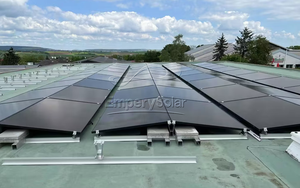 Système de fixation de panneaux solaires à toit plat K2 personnalisé pour l'Est et l'Ouest de la Roumanie, traitement de surface anodisé, aluminium BIPV - Product Image 6