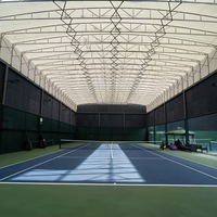 Toit électrique pour équipement de court de padel extérieur