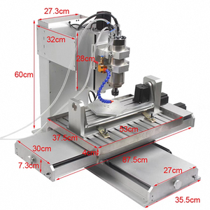 ATC <strong>5</strong> <strong>Axis</strong> Mini Desktop <strong>CNC</strong> Milling Machine Rotary Woodworking <strong>Carving</strong> <strong>Router</strong> With Siemens NC Studio For Woodwork - Product Image 2