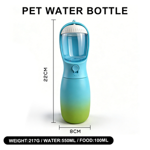 Pet Travel <b>Water</b> <b>Bottle</b> <b>Dog</b> <b>Water</b> Food <b>Bottle</b> 2 in 1 Portable Pet Travel <b>Water</b> <b>Bottle</b> Pet Bowl <b>for</b> Traveling Drinking - Product Image 3