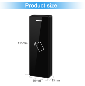 Controllo accessi porta di prossimità 13.56mhz prossimità NFC lettore Wiegand scheda di uscita lettore di accesso porta sistema di controllo di accesso - Product Image 5