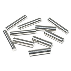 Pasadores cilíndricos sólidos de acero inoxidable chapados en zinc de acero al carbono DIN 6325 ASME GB pasadores moleteados roscados ranurados rectos - Product Image 5