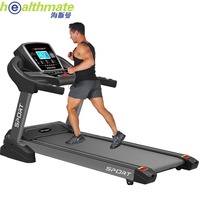 Cinta de correr motorizada eléctrica plegable HSM pantalla LCD para usuarios de hasta 120kg material ABS máquina de gimnasio para correr trotar