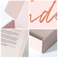 Emballage cadeau de luxe avec Logo personnalisé, format A4, boîte en Carton pour la livraison