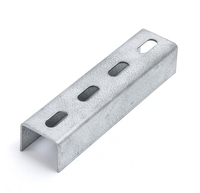 Fixation de système d'énergie solaire en acier en forme de U Accessoires solaires PV Support en plastique à ressort à canal C Fabrication de tôle d'aile CT