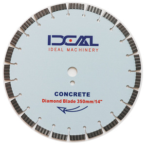 Lame diamantée Ideal Machinery 450 mm (18 pouces) pour la découpe du béton, à segment, qualité industrielle - Product Image 3