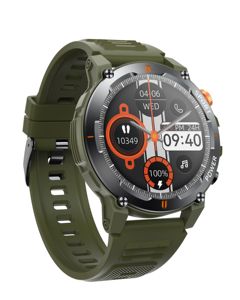 Reloj Inteligente Deportivo DF para Hombre, Pantalla LCD de 1.52'', Monitor de Actividad Física, NFC, Linterna, Brújula, Música, Frecuencia Cardíaca, Presión Arterial - Product Image 4