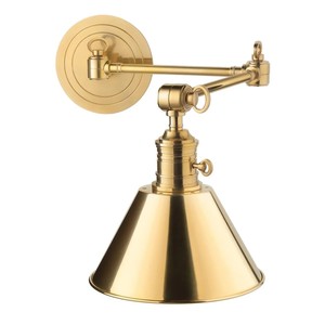 Luces de pared industriales con pantalla de Metal giratoria para el hogar, dormitorio, mesita de noche, soporte de pared, luz de lectura, lámpara de pared con brazo oscilante ajustable - Product Image 3