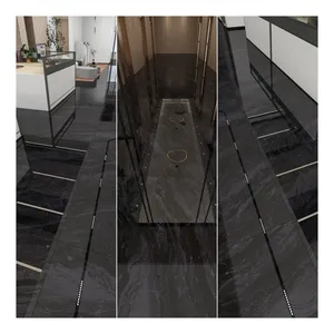 Фабрика Foshan предлагает скидку по цене 700x1500 мм полированная глазурованная плитка черная фарфоровая плитка высокого качества для пола
