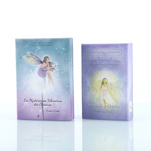 Set kartu bermain <span class=keywords><strong>tarot</strong></span> plastik kertas cetak profesional untuk desitiny dengan kotak kertas - Product Image 1