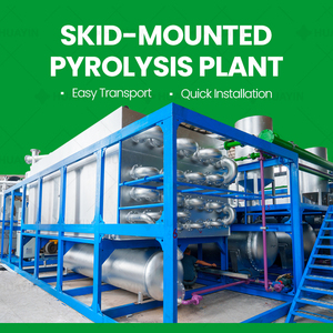 Máquina de pirólisis de neumáticos de desecho Reactor de pirólisis 15 <span class=keywords><strong>Tdp</strong></span> con precio de planta Reciclaje de neumáticos en aceite Pirólisis de aceite de neumáticos Malasia - Product Image 3
