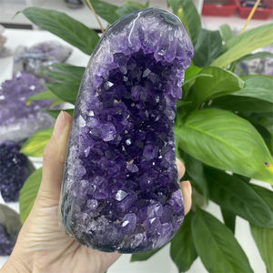 Cristal de Cuarzo Amatista Natural en Forma de Racimo, Hermosa Geoda de Amatista para Decoración del Hogar y Sala de Estar, Venta al Por Mayor - Product Image 6
