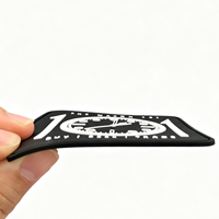 Parche de Silicona 3D Personalizado con Relieve, Etiqueta de Goma Ecológica, Etiquetas Lavables para Coser, Accesorios para Ropa Deportiva, Venta al por Mayor OEM