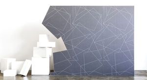 Panneau acoustique en fibre de polyester à impression colorée, meilleur <span class=keywords><strong>effet</strong></span> d'absorption acoustique - Product Image 5