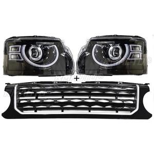 Parrilla Delantera para Auto, Rejilla para Parachoques, Faro Dinámico, Kit de Carrocería para Land Rover Defender Discovery 4 2010-2016, Accesorios para Auto - Product Image 4