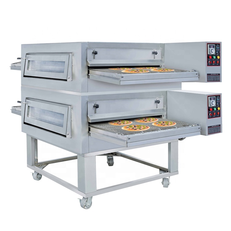 Commercial Electric Conveyor Belt Pizza Oven Used for Baking 18" Pizza