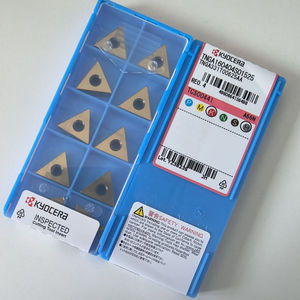 เม็ดมีดคาร์ไบด์ TNGA160404SO1525 A66N HSS รูปทรงสามเหลี่ยม ยี่ห้อ Kyocera สำหรับงานกลึงภายนอก เครื่องกลึง CNC ความแข็งสูงพิเศษ ผลิตตามแบบ OEM - Product Image 6