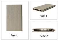 Conjunto de Cercas para Jardín Privado de Calidad Premium, Impermeable, con Enrejado y Puertas de Material Compuesto, Paneles de Cercado WPC