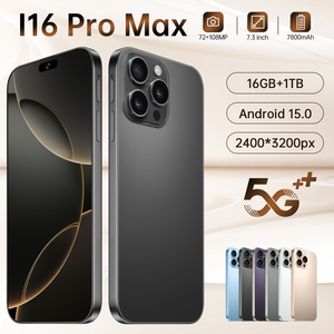 I16 Pro Max, Pantalla AMOLED de 7.3 Pulgadas y 90Hz, Deca <span class=keywords><strong>Core</strong></span>, 16GB de RAM, Android 15, Smartphone para Juegos, Cámara Dual de 108MP, Batería de 7000mAh - Product Image 2