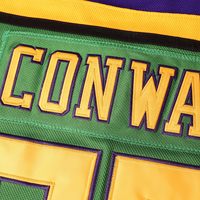 FOXA Charlie Conway # Camiseta de hockey de la película 96 Mighty Ducks, verde, para hombre, adulto, poliéster, con detección de agujas