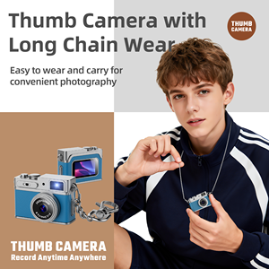 Mini-Schlüsselanhänger-Kamera 12MP Mini-Daumengröße Kamera-Schlüsselanhänger, Unterstützt 512G 0,96'' Mikro-Digitalvideokamera <span class=keywords><strong>Camcorder</strong></span> - Product Image 4