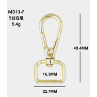 Clips de fermoirs à gâchette en alliage de zinc de qualité supérieure-légers sans nickel pour cuir artisanat sac sangle ceinture sangle et crochets porte-clés