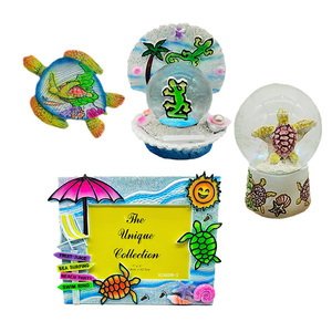 Globo <span class=keywords><strong>de</strong></span> Nieve Romántico Personalizado Modelo Sardenia Cala Coticcio, Hecho a Mano, con Flamenco, Estrella <span class=keywords><strong>de</strong></span> Mar, Laguna <span class=keywords><strong>de</strong></span> Bora Bora, Caballito <span class=keywords><strong>de</strong></span> Mar y Coral, Recuerdo - Product Image 4