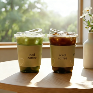 Vaso <span class=keywords><strong>de</strong></span> Plástico Desechable <span class=keywords><strong>de</strong></span> PET <span class=keywords><strong>de</strong></span> 16 oz (90 mm) con Pajita, Resistente a Derrames, <span class=keywords><strong>para</strong></span> Eventos y Festivales, <span class=keywords><strong>para</strong></span> Bebidas Frías, Jugos y Lattes, Venta al por Mayor <span class=keywords><strong>de</strong></span> Marca - Product Image 1