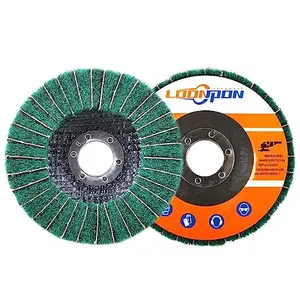 4.5 Inch Nylon Fiber Flap Discs Assorted Sanding Grinding Buffing Wheels for Angle Grinder Polishing Tools