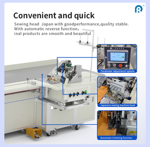 Máquina de Coser Overlock Computarizada de Cinco Hilos de Alto Rendimiento, Totalmente Automática, para Unir Cortinas, Ridong RD-SFJ400 - Product Image 3
