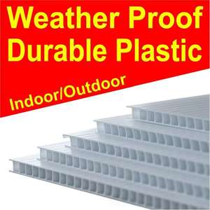 Insegne da Giardino in Plastica Corrugata Impermeabile 18 X 24 Pollici, 4mm Corflute Coroplast PP con Stampa UV - Product Image 5