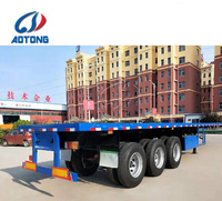 Remorque en squelette de conteneur, avec 2 axes, 40ft, 30 à 60 tonnes, plate-forme, camion cargo