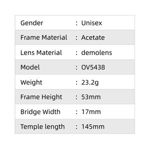 แว่นตาทรงสี่เหลี่ยมจัตุรัสกรอบอะซิเตทสีดำ ดีไซน์เรขาคณิต เรียบง่าย ทันสมัย ทนทาน ป้องกันการตกกระแทก มุมมองคมชัด - Product Image 5